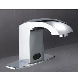 China Water Saving Basin Sink Automatic Sensor Faucet for Hotel , 0.05 to 0.7mPa Mixer Taps supplier