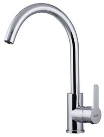 China Saving water Single Handle Brass Kitchen Sink Water Faucet with ceramic cartridge supplier