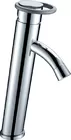 Polished Chrome Vessel Sink Faucets / Brass Basin Tap with Single Lever
