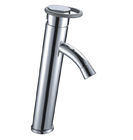 Polished Chrome Vessel Sink Faucets / Brass Basin Tap with Single Lever